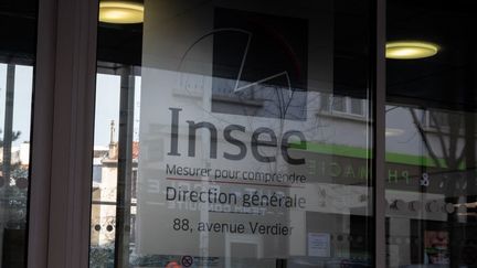 Le siège de l'Insee à Montrouge (Hauts-de-Seine), le 18 janvier 2024. (RICCARDO MILANI / HANS LUCAS / AFP)