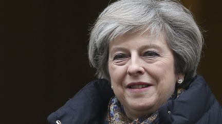 La Première ministre britannique, Theresa May, le 25 janvier 2017. (DANIEL LEAL-OLIVAS / AFP)