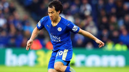 l'attaquant de Leicester Shinji Okazaki  (TIM KEETON / EPA)