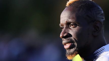 Mamadou Sakho, lors d'un rassemblement de l'équipe de France à Clairefontaine en 2018. (ARNAUD JOURNOIS / MAXPPP)