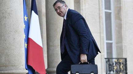 Patrick Pouyanné à l'Elysée le 8 novembre 2022. (STEPHANE DE SAKUTIN / AFP)