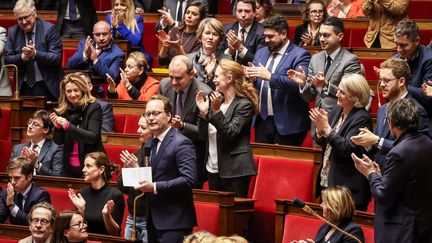 Sylvain Maillard et le groupe Renaissance préparent déjà le budget 2025. (FRED DUGIT / MAXPPP)