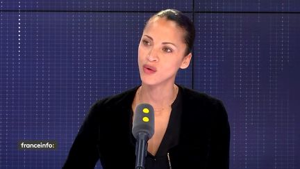 Noémie Lenoir invitée de franceinfo le 10 avril 2019 (FRANCEINFO / RADIOFRANCE)