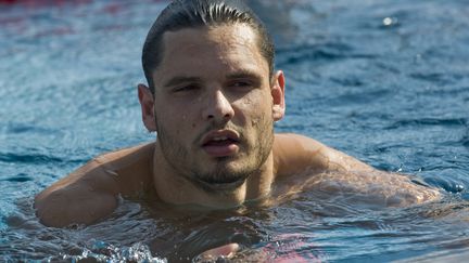 Le nageur marseillais Florent Manaudou (THIERRY ZOCCOLAN / AFP)