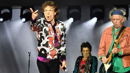 Mick Jagger, Ronnie Wood et Keith Richards : les Rolling Stones au Stade Vélodrome de Marseille le 26 juin 2018
 (Boris Horvat / AFP)