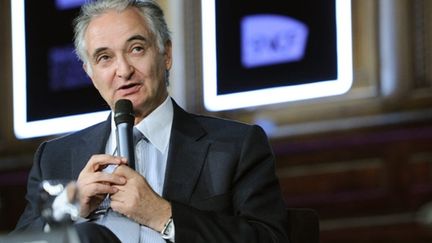 Jacques Attali, le 11 avril 2010, à Paris. (AFP/MIGUEL MEDINA)