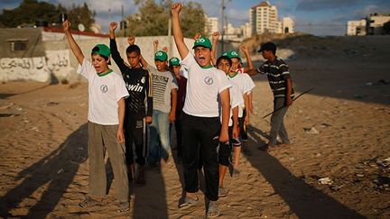 Les valeurs de résistance face à «l’occupant juif» leurs sont inculquées. (REUTERS/Mohammed Salem)