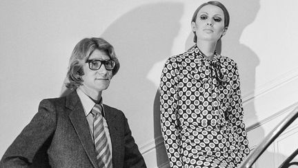 Le couturier Yves Saint Laurent en 1967
 ( Georges Hernad-Ina)