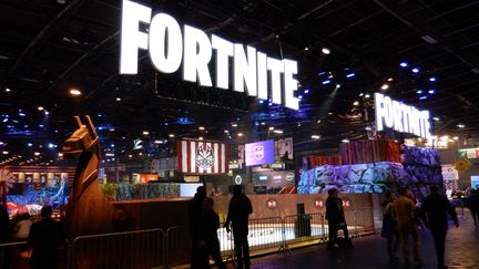 Stand du jeu Fortnite à la Paris Games Week 2018, le 25 octobre 2018. (OLIVIER BÉNIS / FRANCE-INTER / RADIO FRANCE)