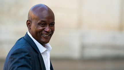 Olivier Girault, directeur de l'Union nationale du sport scolaire, au palais de l'Elysée, à Paris, le 13 septembre 2021. (XOSE BOUZAS / HANS LUCAS / AFP)