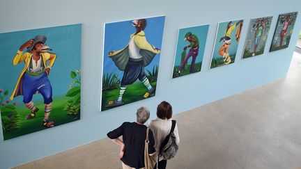 Fondation Cartier, exposition "Beauté Congo"
 (STEPHANE DE SAKUTIN / AFP)