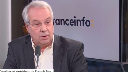 Le directeur général d'Air Caraïbes et French Bee, Marc Rochet, était l'invité de franceinfo lundi 8 novembre. (FRANCEINFO / RADIO FRANCE)