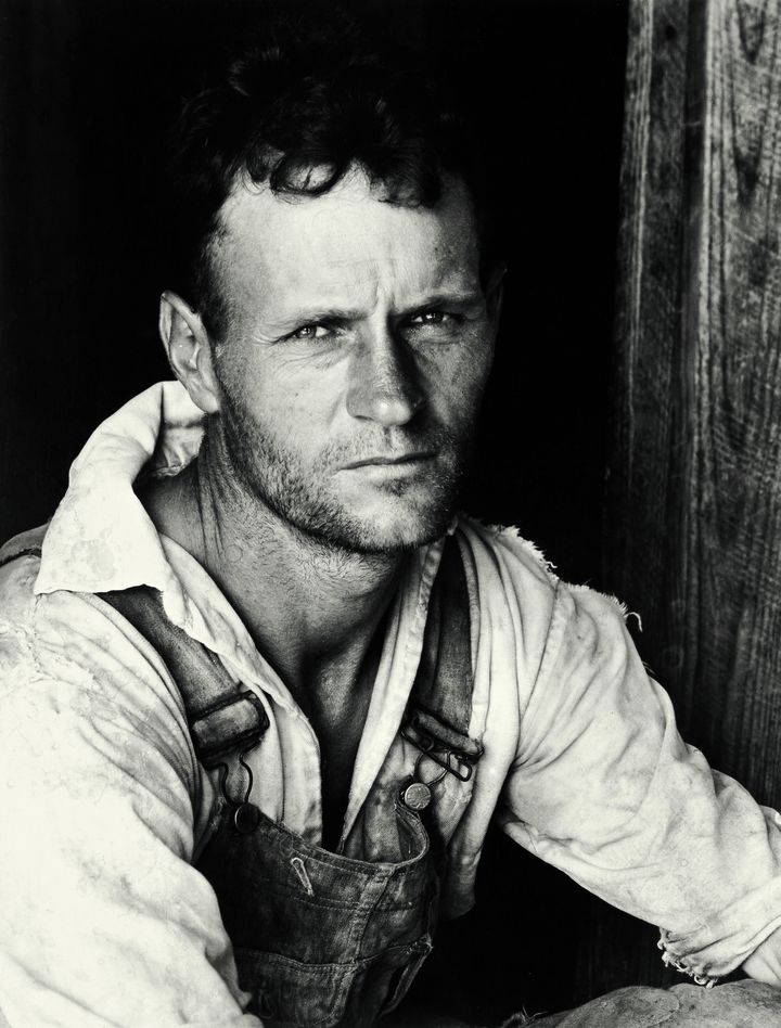 Photo de Walker Evans : "Alabama Tenant Farmer Floyd Bourroughs 1936" (CROMOTEX / FERNANDO MAQUIEIRA)