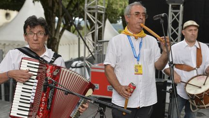 La 12e édition de Hestiv'Oc, à Pau, s'est ouverte en musique le 18 août 2016.
 (GAIZKA IROZ/AFP)