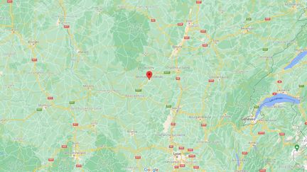 Des&nbsp;violences ont éclaté dans la nuit du 24 au 25 septembre&nbsp;2021 à Montceau-les-Mines (Saône-et-Loire). (GOOGLE MAPS)