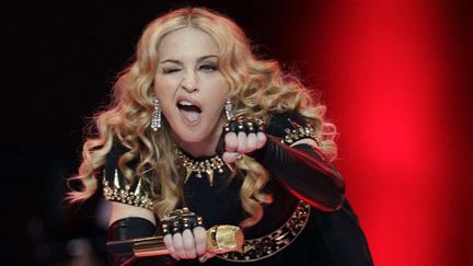 Madonna dimanche 5 février à la mi-temps du Super Bowl.
 (David J. Phillip/AP/SIPA)