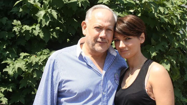 Louis Chambaudie et&nbsp;Yuliya, à Kiev, en Ukraine, à l'été 2015 (PHOTO EMMANUEL LANGLOIS / RADIO FRANCE)