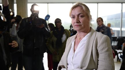 Le Dr Irène Frachon, le 21 mai 2013 au tribunal de Nanterre (Hauts-de-Seine). (LIONEL BONAVENTURE / AFP)