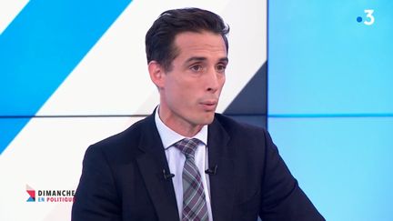 Jean-Baptiste Djebbari, 6 octobre 2019, "Dimanche en politique" (CAPTURE D'ECRAN "DIMANCHE EN POLITIQUE" / FRANCE 3)