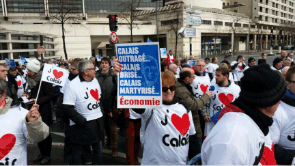 &nbsp; (Les commerçants veulent que Calais soit reconnu "en état de catastrophe économique exceptionnelle" © Radio France/Gilles Gallinaro)