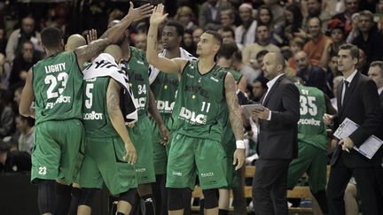 Les joueurs de l'ASVEL (Villeurbanne) (MAXIME JEGAT / MAXPPP)