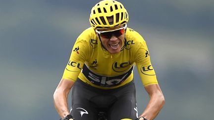 Christopher Froome, le 13 juillet 2017, lors du Tour de France. (LIONEL BONAVENTURE / AFP)