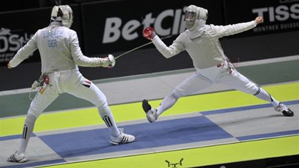 Le sabre lors des Mondiaux à Paris en 2010 (BERTRAND LANGLOIS / AFP)