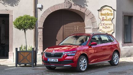 Dernier modèle en date chez Skoda, le Kamiq. (SKODA POUR FRANCE INFO)