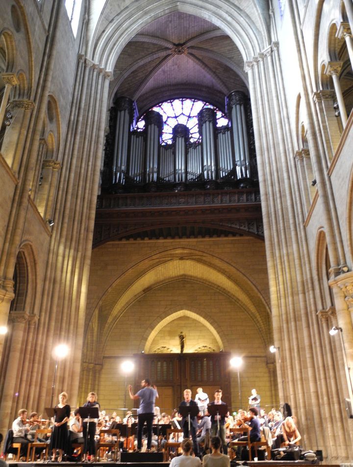 Pendant les répétitions...
 (LCA/Culturebox)