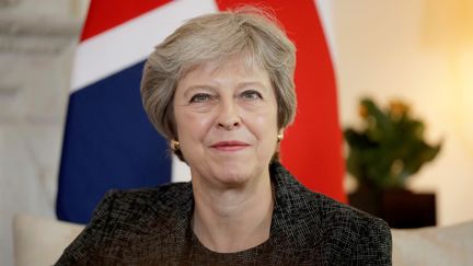 La Première ministre britannique, Theresa May, le 24 juillet 2018 à Londres (Royaume-Uni).&nbsp; (MATT DUNHAM / POOL / AFP)