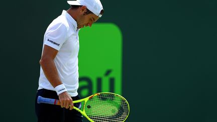 Le joueur français Richard Gasquet (MIKE EHRMANN / GETTY IMAGES NORTH AMERICA)