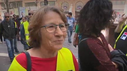 Sylvie Pille est une "gilet jaune" convaincue. (CAPTURE D'ÉCRAN FRANCE 3)