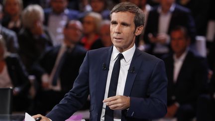 David Pujadas, le 20 octobre 2016 sur France 2. (PATRICK KOVARIK / AFP)