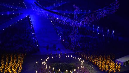 La flamme est &eacute;teinte. Rendez-vous dans quatre ans &agrave; Rio ! (FRANCK FIFE / AFP)