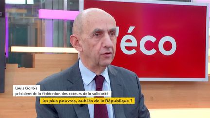 Invité de Jean-Paul Chapel dans ":l'éco", Louis Gallois, Président de la Fédération des acteurs de la solidarité, est venu parler de la baisse de pouvoir d'achat des français les plus pauvres.