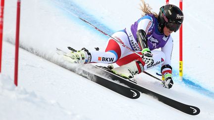 Lara Gut a décroché sa première victoire de la saison.  (DOUG PENSINGER / GETTY IMAGES NORTH AMERICA)