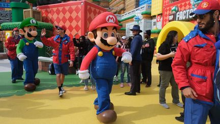 Le parc d'attractions "Super Mario" à Los Angeles ouvrira ses portes en février 2023 (CHRIS DELMAS / AFP)