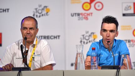 Vincent Lavenu et son leader Romain Bardet (DE WAELE TIM / TDWSPORT SARL)