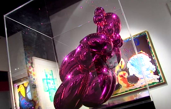 "Vénus pétillante" de Jeff Koons
 (France 3)