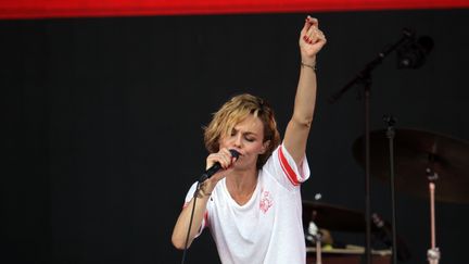 Vanessa Paradis aux Vielles Charrues le 17 juillet 2014
 (Alain ROBERT/Apercu/SIPA)