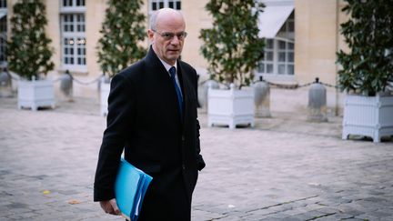 Le ministre de l'Education nationale, Jean-Michel Blanquer, à Matignon, à Paris le 25 novembre 2019. (MARIE MAGNIN / HANS LUCAS / AFP)