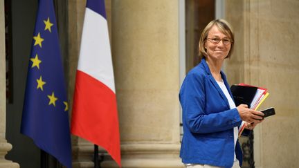 La ministre de la Culture Françoise Nyssen le 11 juillet 2018 au palais de l'Élysée. (BERTRAND GUAY / AFP)