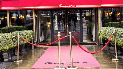 La brasserie Le Fouquet's, sur les Champs-Elysées à Paris, en 2016. (MAXPPP)