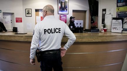 Illustration. Un commissariat de police à Paris, le 24 janvier 2018. (MAXPPP)