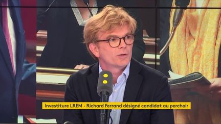 Marc Fesneau, président du groupe MoDem à l'Assemblée nationale était l'invité de franceinfo lundi 10 septembre 2018. (FRANCEINFO)