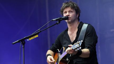 Bertrand Cantat aux Vieilles Charrues en 2014 avec le groupe Detroit
 (Alain ROBERT/APERCU/SIPA)