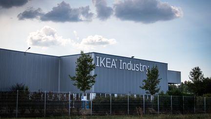 L'usine Ikea Industry à Lure, qui fabrique des panneaux de bois pour les meubles en kit. (JEAN-FRANÇOIS FERNANDEZ / FRANCE-BLEU BESANÇON)