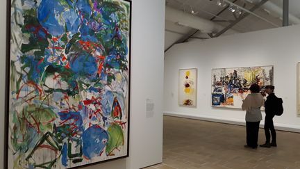 L'exposition Michell/Riopelle, un couple dans la démesure à Landerneau, en Bretagne, le 4 janvier 2019. (ANNE CHEPEAU / RADIOFRANCE)