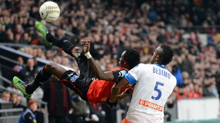 En demi-finale de la Coupe de la ligue, le 16 janvier dernier, Pitroipa et les Rennais avaient sorti Montpellier (2-0).  (DAMIEN MEYER / AFP)