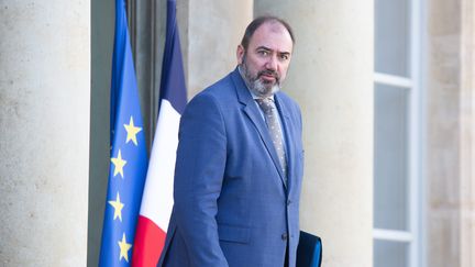 Le ministre de la Santé, François Braun, à la sortie du Conseil des ministres, le 26 octobre 2022. (CEDRIC BUFKENS / MAXPPP)